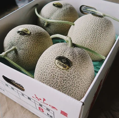 【富良野産メロン】8㎏4玉
